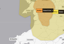 Amber weather warnings issued over North Powys