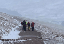 Pen y Fan camper rescued after facing tough weather conditions
