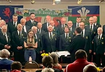 Rhayader and District Male Voice Choir perform at concert