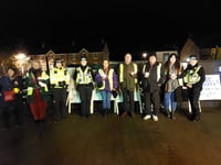 Brecon women walk to 'Reclaim the Night'