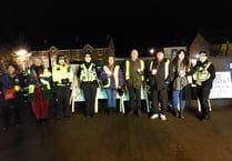 Brecon women walk to 'Reclaim the Night'