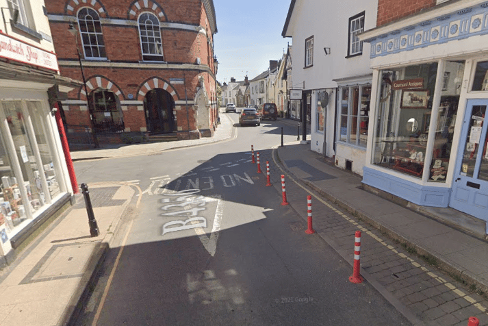 Presteigne's High Street