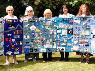 First and last chance to see wall hanging maps at Wonderwool Wales