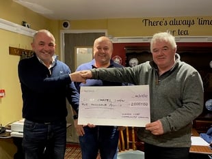 Lower Chapel Show Committee receives £2,000 for new toilet facilities
