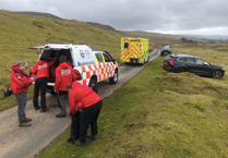 Woman suffers lower leg injury in the Beacons