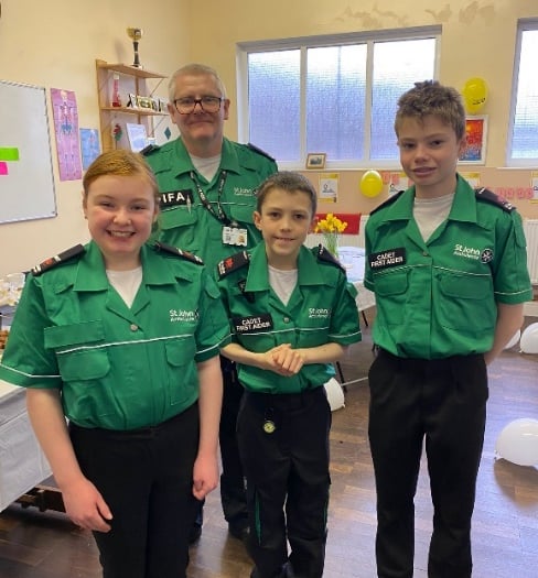 St John Ambulance Cymru’s celebrates 100 years of Cadets