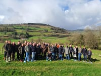 Award-winning Brecon farmer hosts Dutch trade delegation