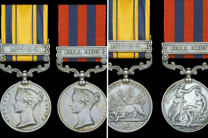 Alfred Saxty’s medals