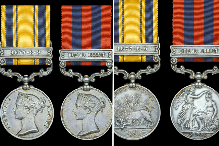 Alfred Saxty’s medals