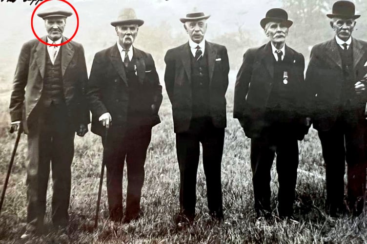 Alfred Saxty is far left with other Rorke's Drift survivors. See SWNS story SWMRmedals. Medals from one of the last-known survivors of the legendary Battle of Rorke's Drift - immortalised in the film Zulu - will go on sale next month. The medals of Alfred Saxty, who was just 22 at the time of the famous battle in January 1879 are expected to fetch up to £20,000. Saxty was one of just over 150 British and colonial troops who bravely defended the station of Rorke's Drift in South Africa against up to 4,000 Zulu warriors in what is still recognised as one of the most famous battles in British Military history. His campaign medals from his South African and Burmese campaigns will go on sale at auction house Noonans' sale of Orders, Decorations, Medals and Militaria next month.