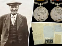 Medals awarded to Rorke’s Drift hero go up for sale for £20,000
