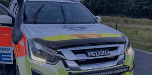 Search carried out for man suffering a head injury