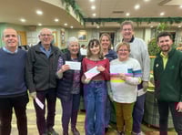 Garden centre's fundraising day raises £1250 for Greenfingers charity