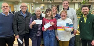 Garden centre's fundraising day raises £1250 for Greenfingers charity