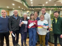 Garden centre's fundraising day raises £1250 for Greenfingers charity