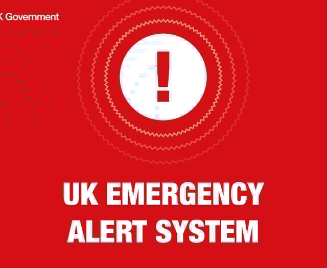 This is when the government will test the new emergency alert system
