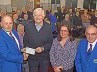 Builth Male Voice Choir donates £1,200 to The Bracken Trust