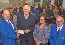Builth Male Voice Choir donates £1,200 to The Bracken Trust
