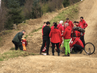 Biker suffers punctured lung in Bike Park accident