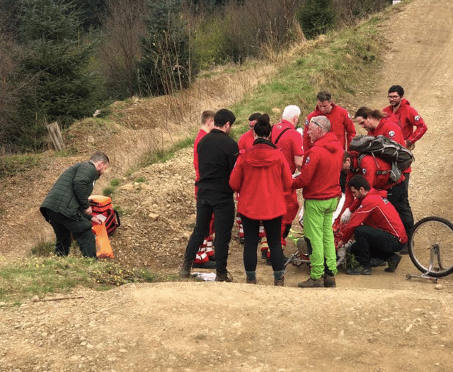 Biker suffers punctured lung in Bike Park accident