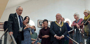 VIDEO: Local Legend's portrait unveiled at Brecon High School