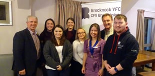Brecknock YFC celebrates 80th anniversary with gala dinner