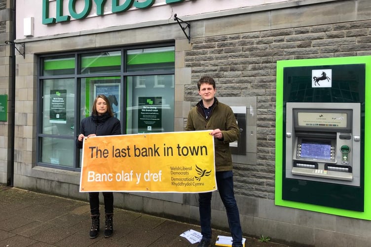 Lloyds Bank in Ystradgynlais