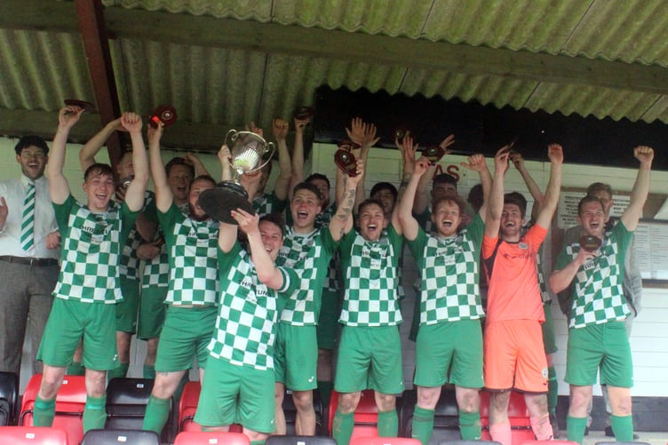 Hay St Mary's Reserves - Pip Samuel (Electrical) Mid Wales (South) League Cup champions 2023