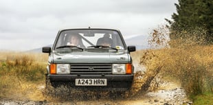 Historic cars compete in Brecon Motor Club's Gremlin Rally