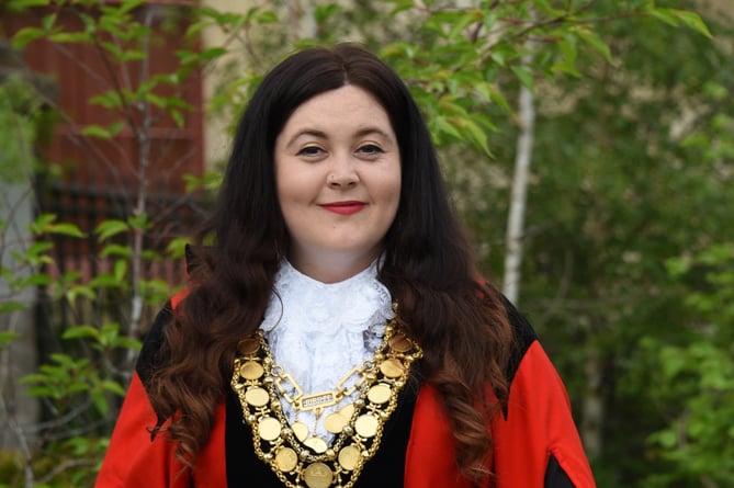 Mayor of Brecon Cllr Michaela Davies 