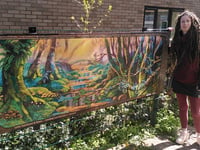 Rhayader artwork paints a pathway to a greener future