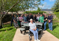 Brecon dementia awareness group installs new benches for community