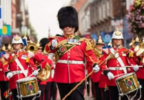 VIDEO: Royal Welsh regiment march through Hay