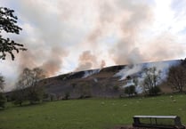 Brecon and Talgarth crews respond to deliberate wildfire