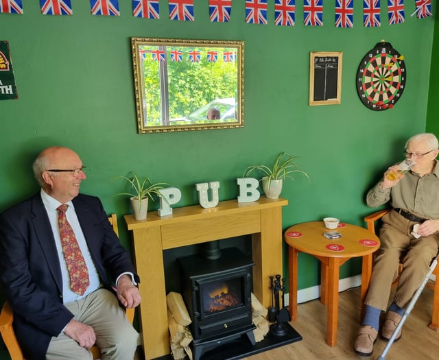 Brecon care home opens bar so residents can relax