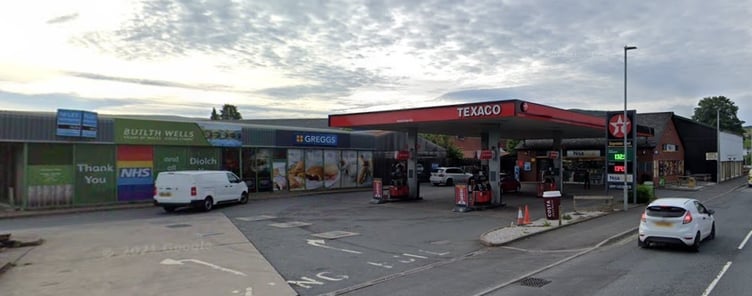 Builth Wells service station