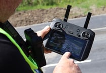 Flying drones to help prevent accidents on Powys roads

