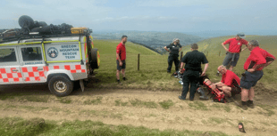Off-road biker injured near Llandegley