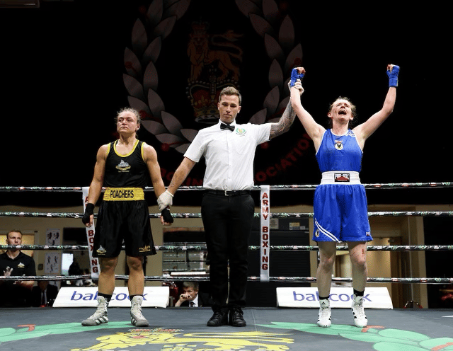 Brecon's Jaya makes history at the British Army Boxing Finals
