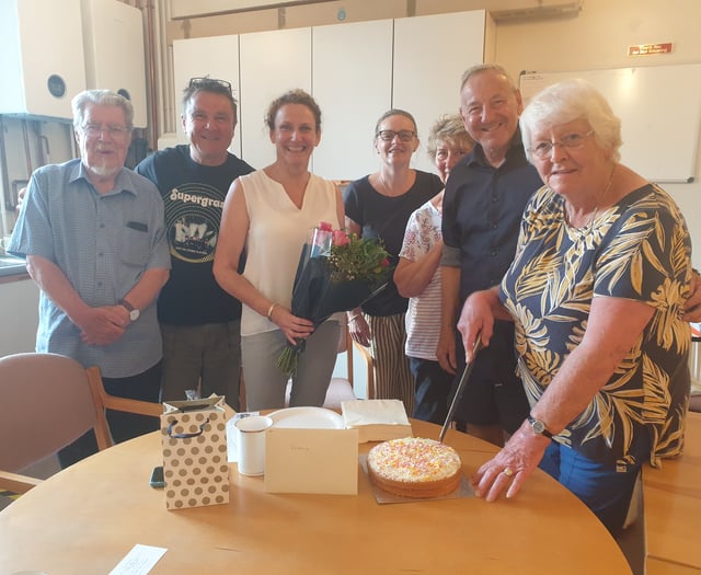 Talgarth top brass gather to recognise 'a true community volunteer'