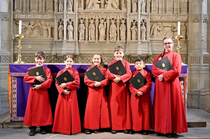 Brecon Cathedral choristers