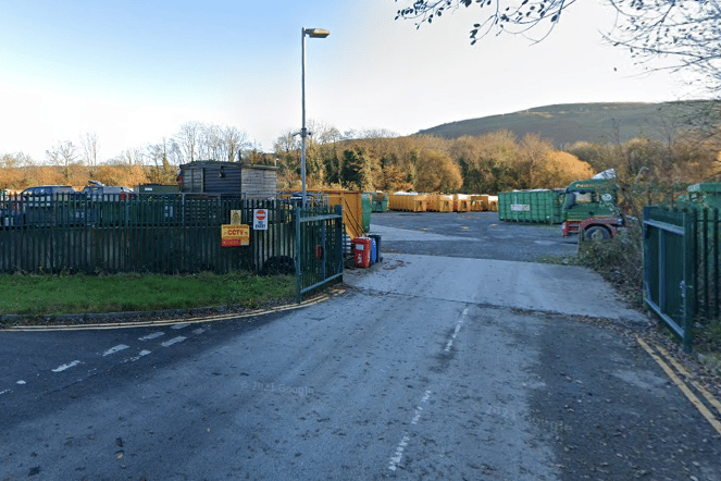Lower Cwmtwrch Household Waste Recycling Centre