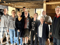 ITV come to New Radnor as residents begin pub restoration