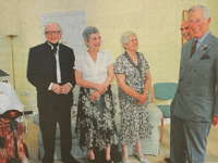 OTD in 2011: King Charles and Queen Camilla visit Powys cancer patient