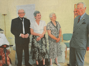 OTD in 2011: King Charles and Queen Camilla visit Powys cancer patient