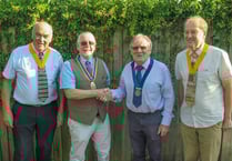 Builth Wells Rotary Club welcomes new President