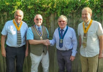 Builth Wells Rotary Club welcomes new President
