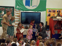 Armed Forces friendly school in Brecon receives Gold Award 
