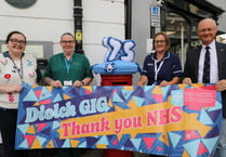 Powys crafters create postbox toppers to mark 75th NHS anniversary