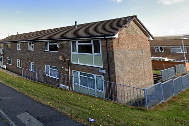 Ael y Bryn housing estate Ystradgynlais